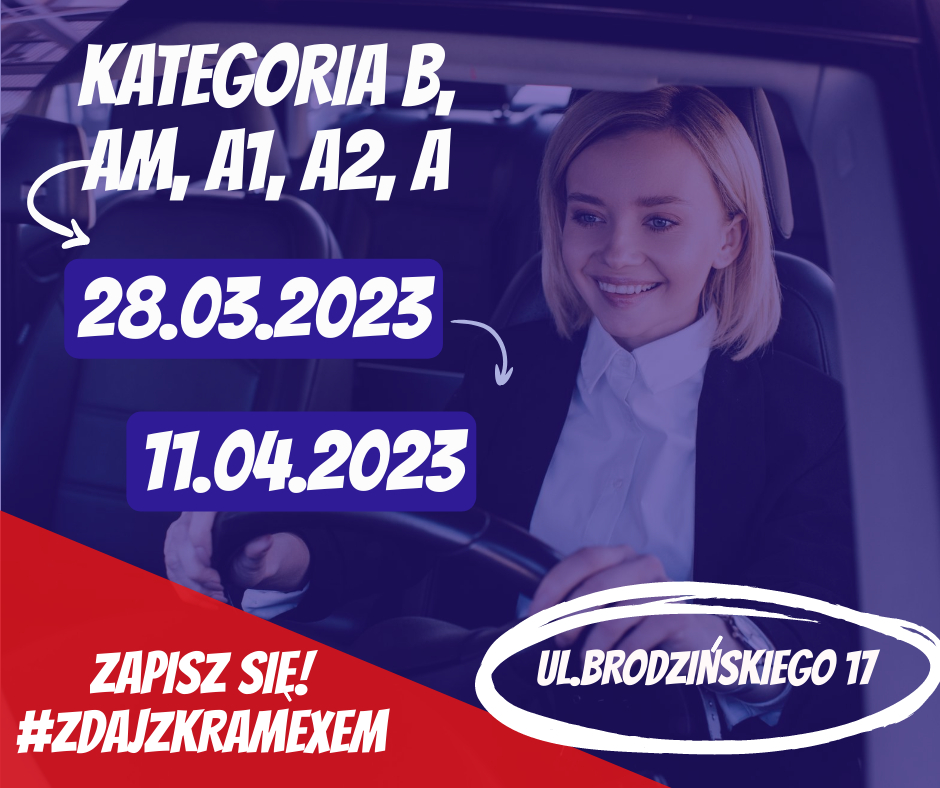 Read more about the article NAJBLIŻSZE ROZPOCZĘCIA KURSÓW