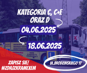 Read more about the article Najbliższy kurs kat.C, C+E oraz D